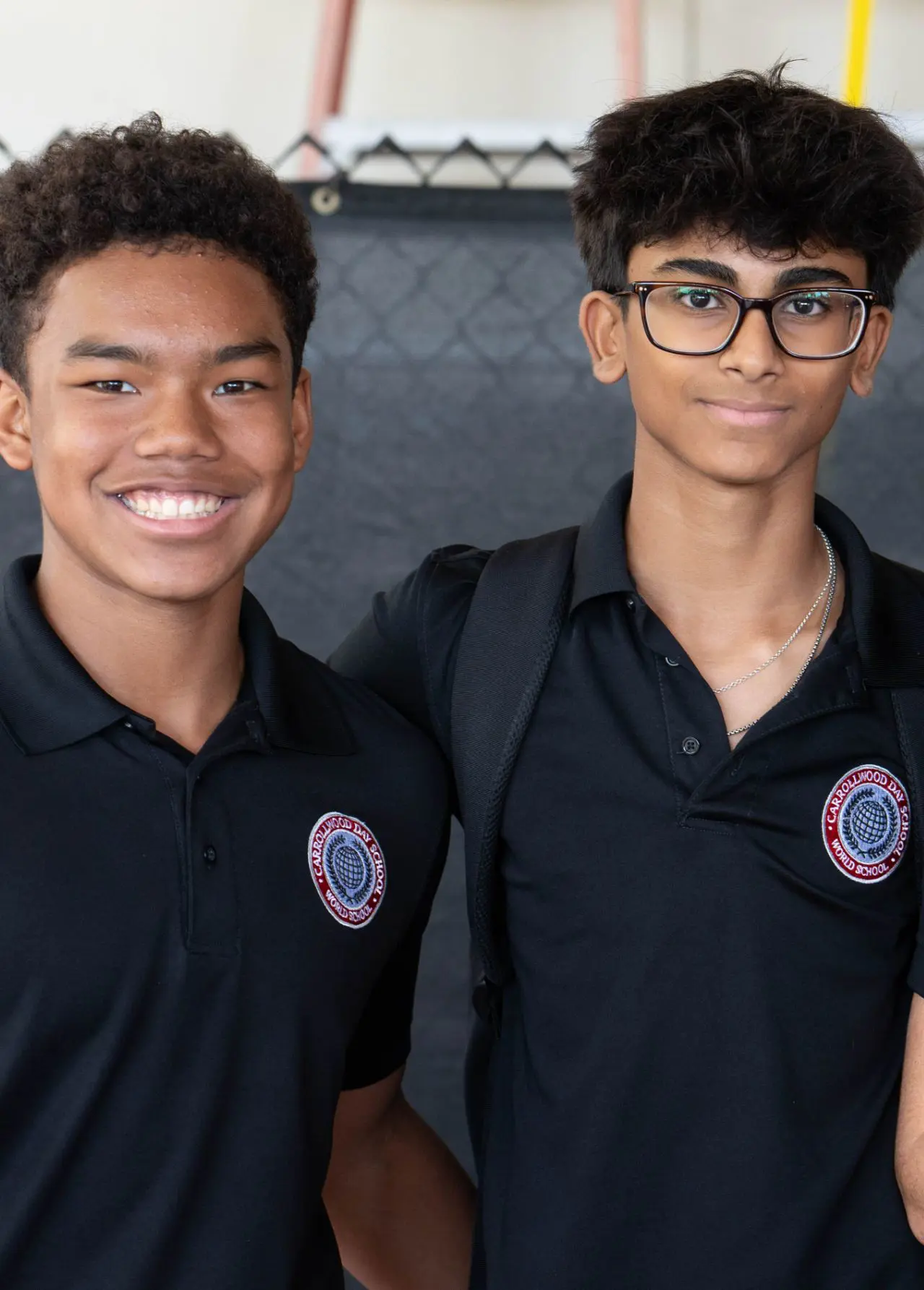Two 9th grade students 