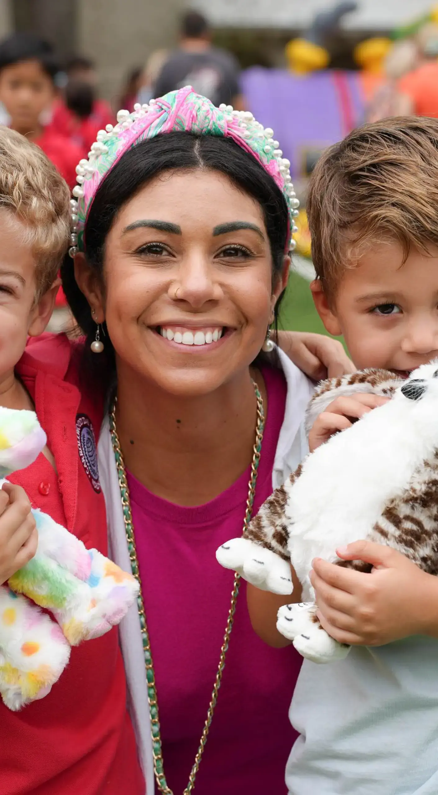 Fall Festival parents and students